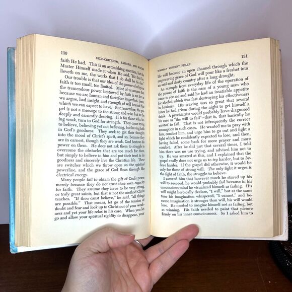 Faith Is The Answer by Norman Vincent Peale and Smiley Blanton Hardcover Book - Picture 12 of 16